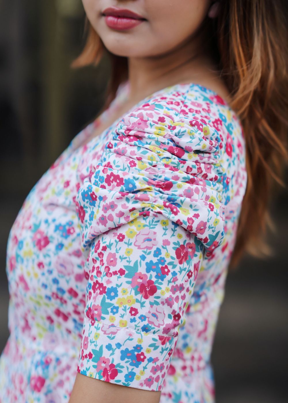 Blossom Song Dress – Graceful Floral Harmony in a Breezy Silhouette