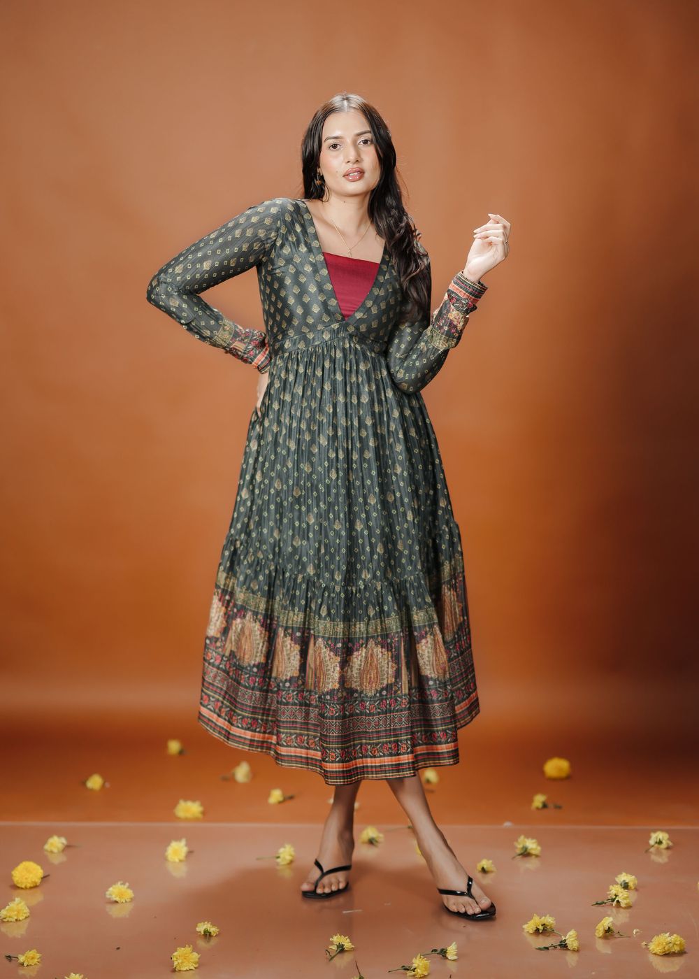 Heritage Veil – Timeless Elegance with Cultural Grace