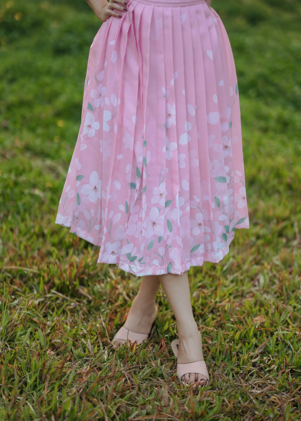 Springtime Linen Glow Co-Ord Set β Fresh Pastel Hues with Radiant Elegance