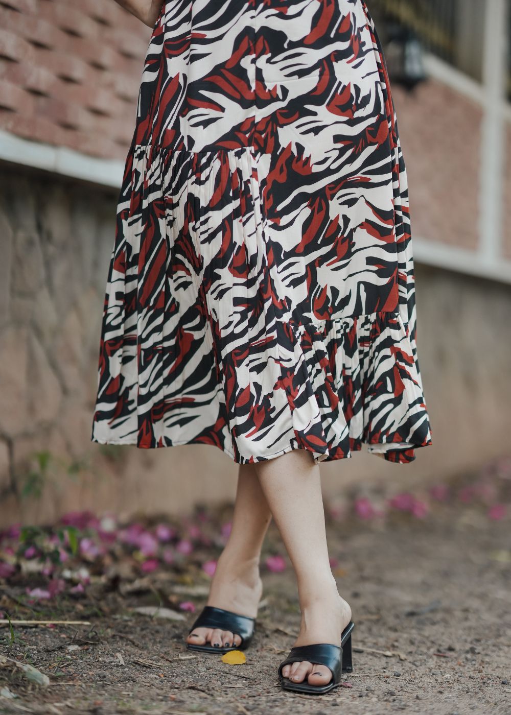 Fiery Stride Co-Ord Set – Bold Hues with Striking Contemporary Detailing