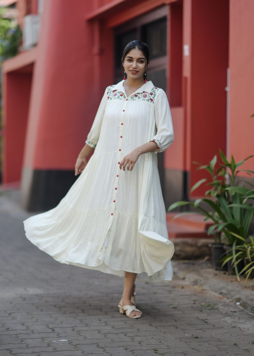 Frosted Petals Co-Ord Set ā Pastel Elegance with Delicate Floral Charm