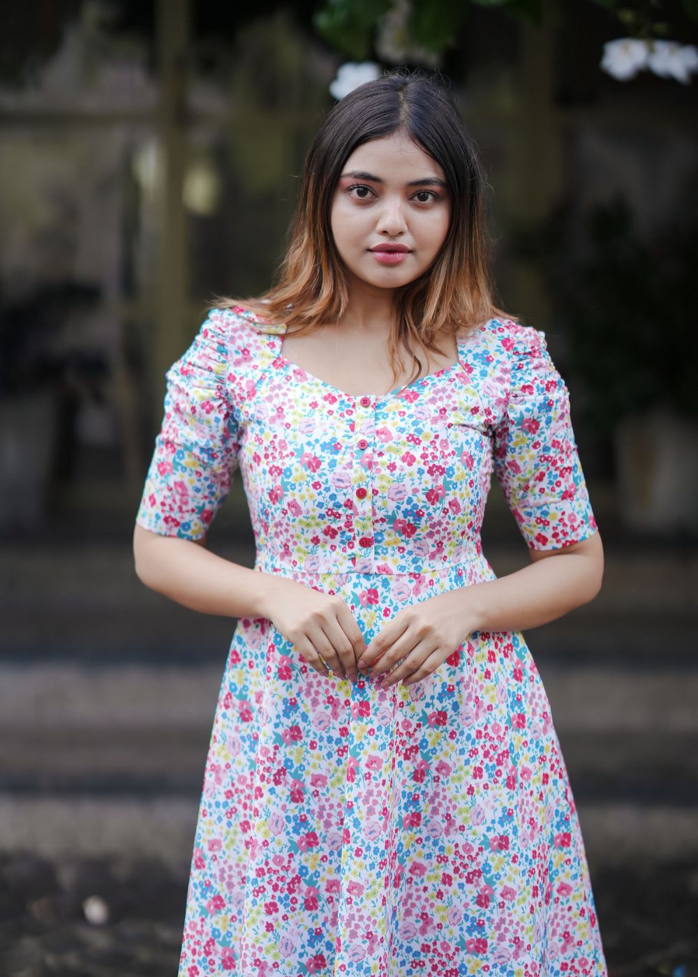 Blossom Song Dress – Graceful Floral Harmony in a Breezy Silhouette