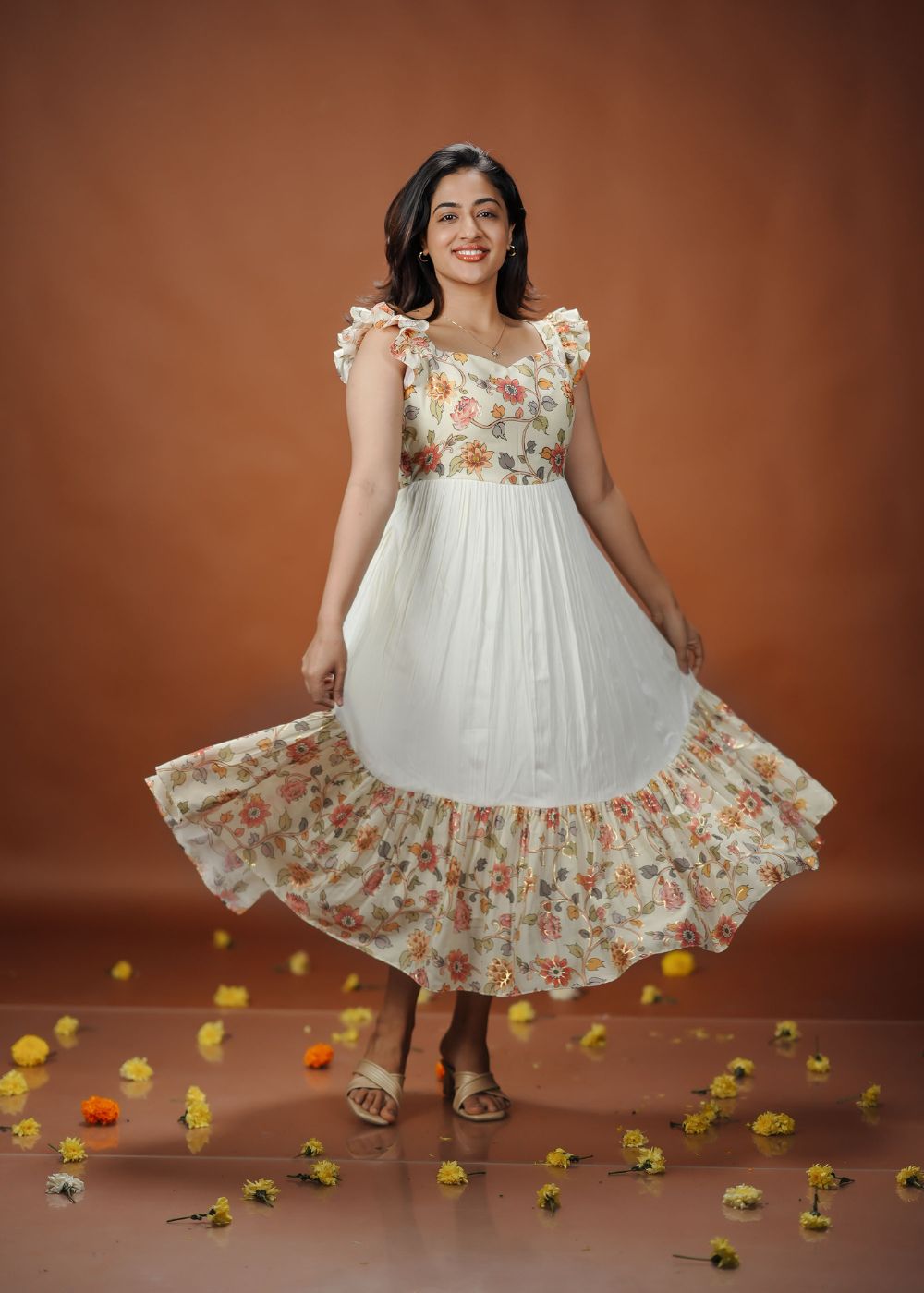 Marigold Garden – Festive Bloom with Vibrant Floral Elegance