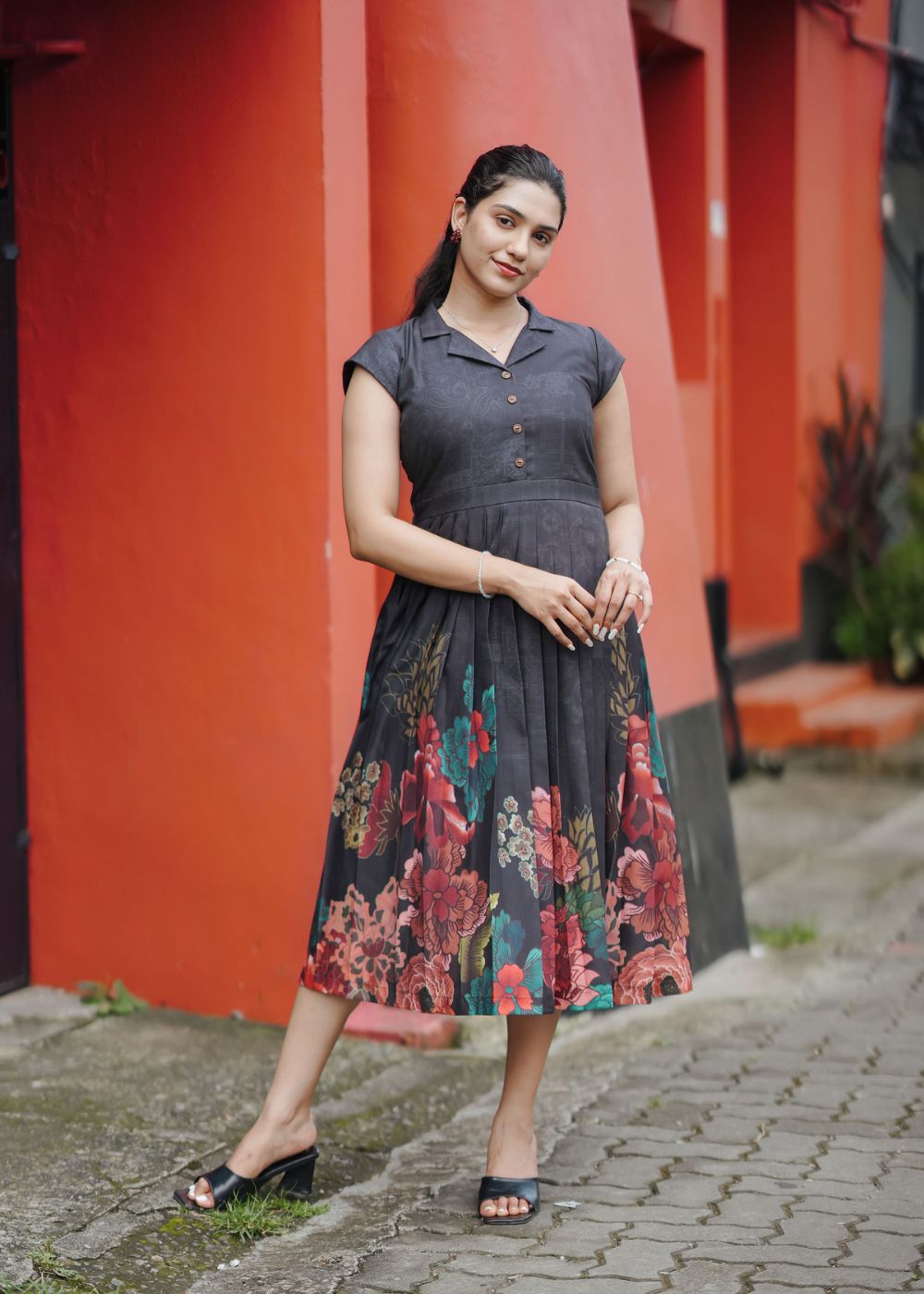 Floral Elegance Co-Ord Set ā Graceful Blooms with Timeless Charm