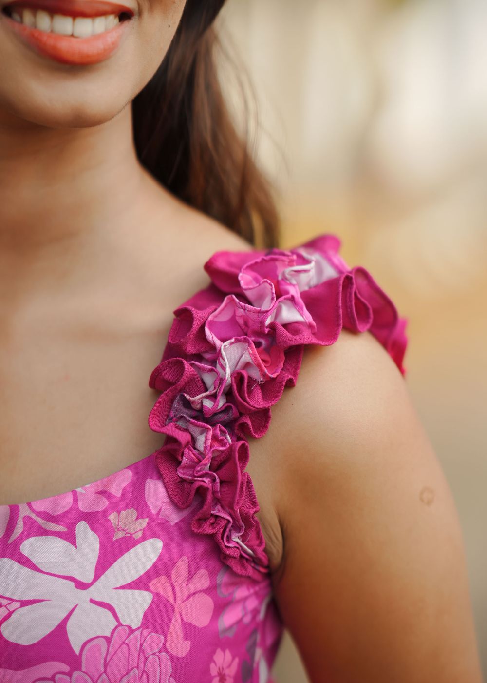 Blush Garden Floral Printed Dress